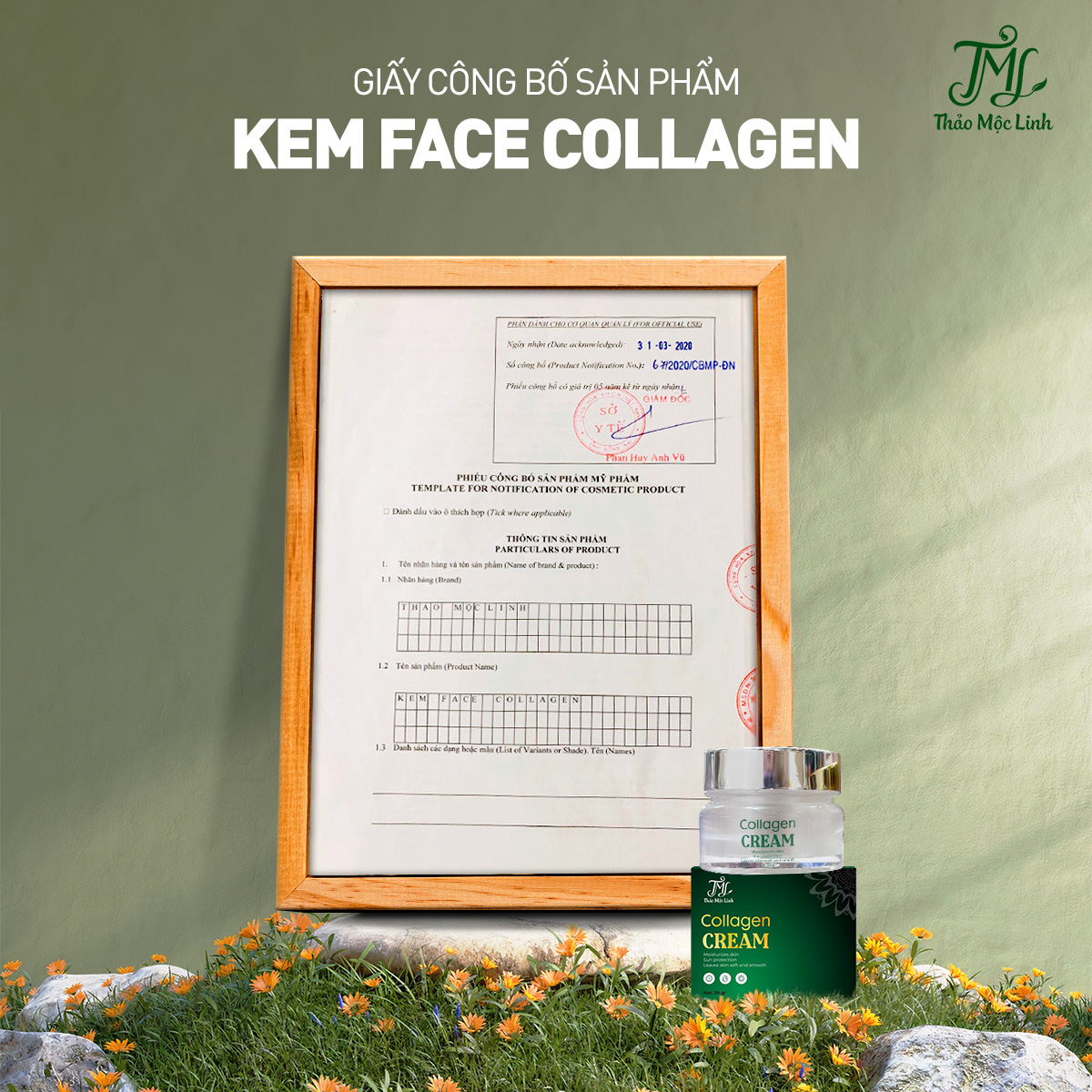 PHIẾU KẾT QUẢ THỬ NGHIỆM KEM FACE COLLAGEN NHAU THAI CỪU